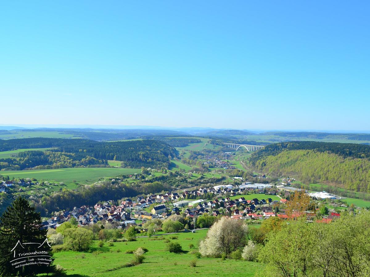 Die Triniushuette "Thueringens Schoenste Aussicht" Rauenstein Ruang foto